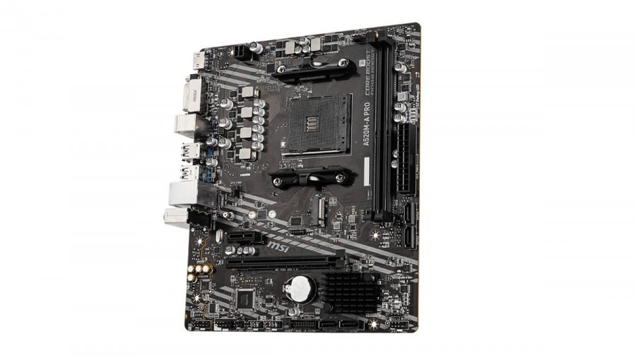 MSIのA520チップ搭載マザーボード第一弾はシンプルで低価格なMicroATX