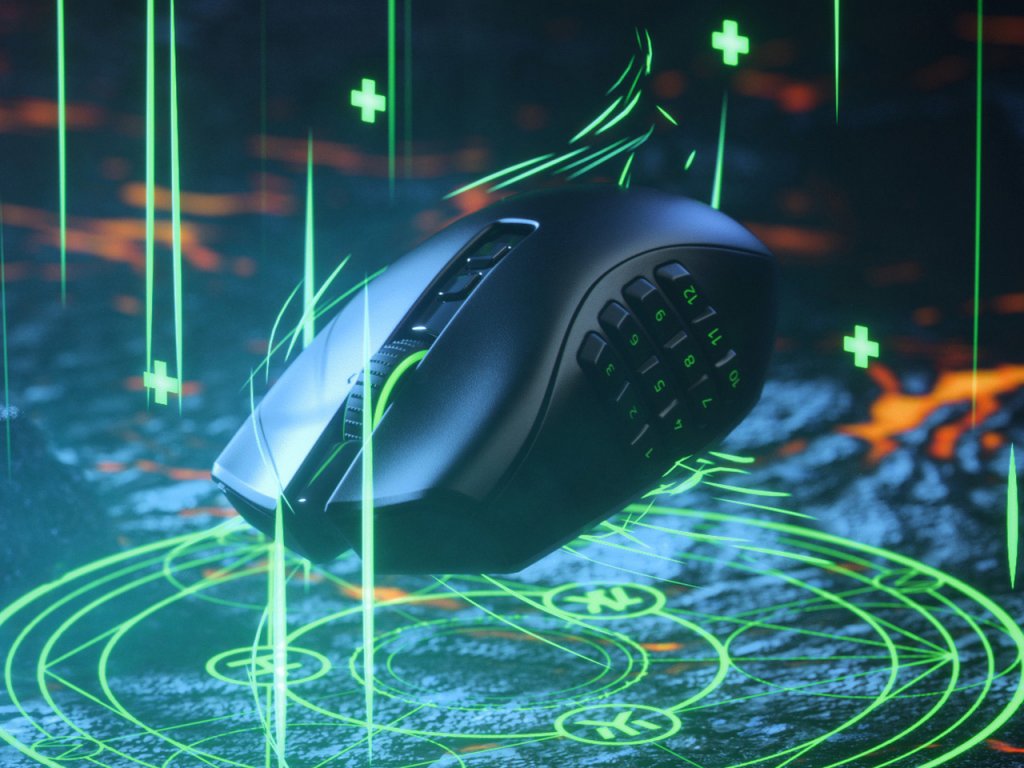 サイドプレートを取り替える拡張性の高いワイヤレスマウス「Razer Naga
