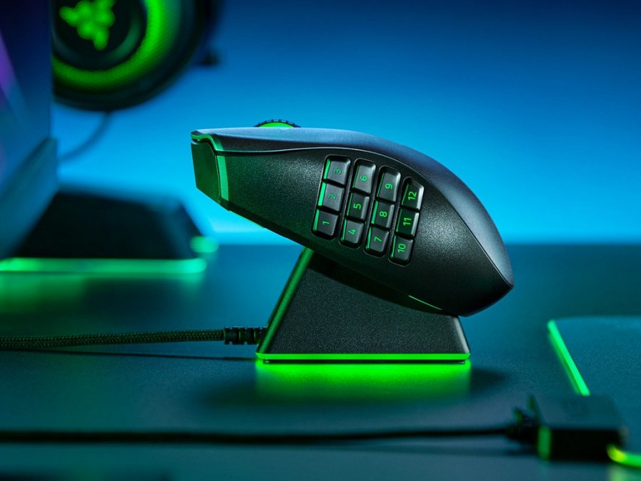 サイドプレートを取り替える拡張性の高いワイヤレスマウス「Razer Naga 