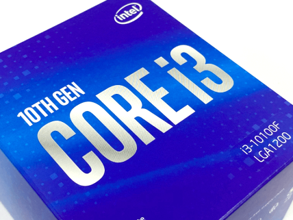 インテル第10世代Core i3プロセッサーのグラフィック機能非搭載モデル