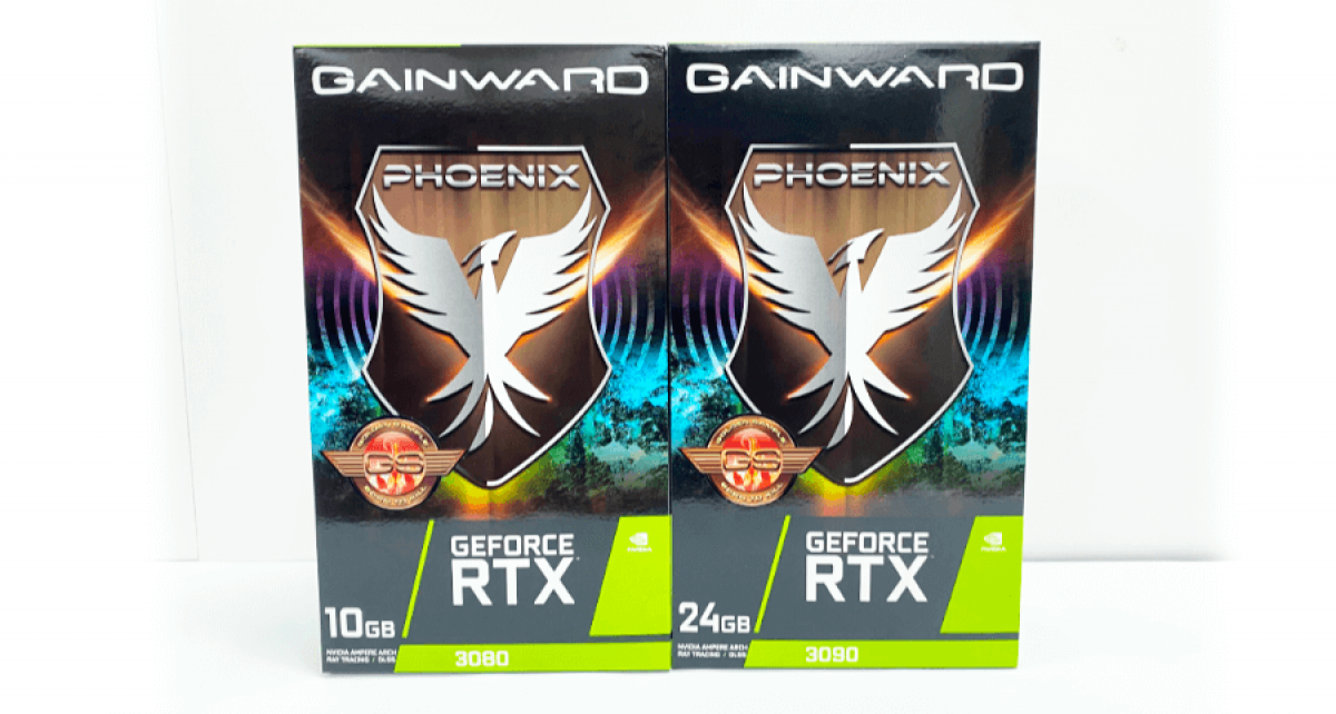GAINWARDから3連セミファンレス仕様のGeForce RTX30シリーズ搭載 GAINWARDから3連セミファンレス仕様のGeForce RTX30シリーズ搭載