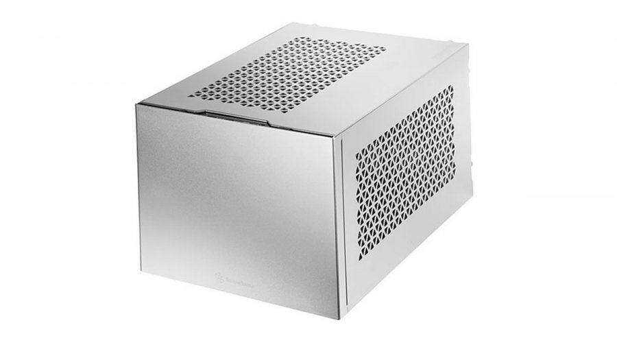 Silverstoneのアルミパネル採用mini Itx Cube型ケースのシルバーカラバリモデル Sugo Sst Sg15s Ark Tech And Market News Vol