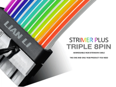 多彩な輝きのイルミネーション電源延長ケーブル「Lian-Li Strimer Plus 