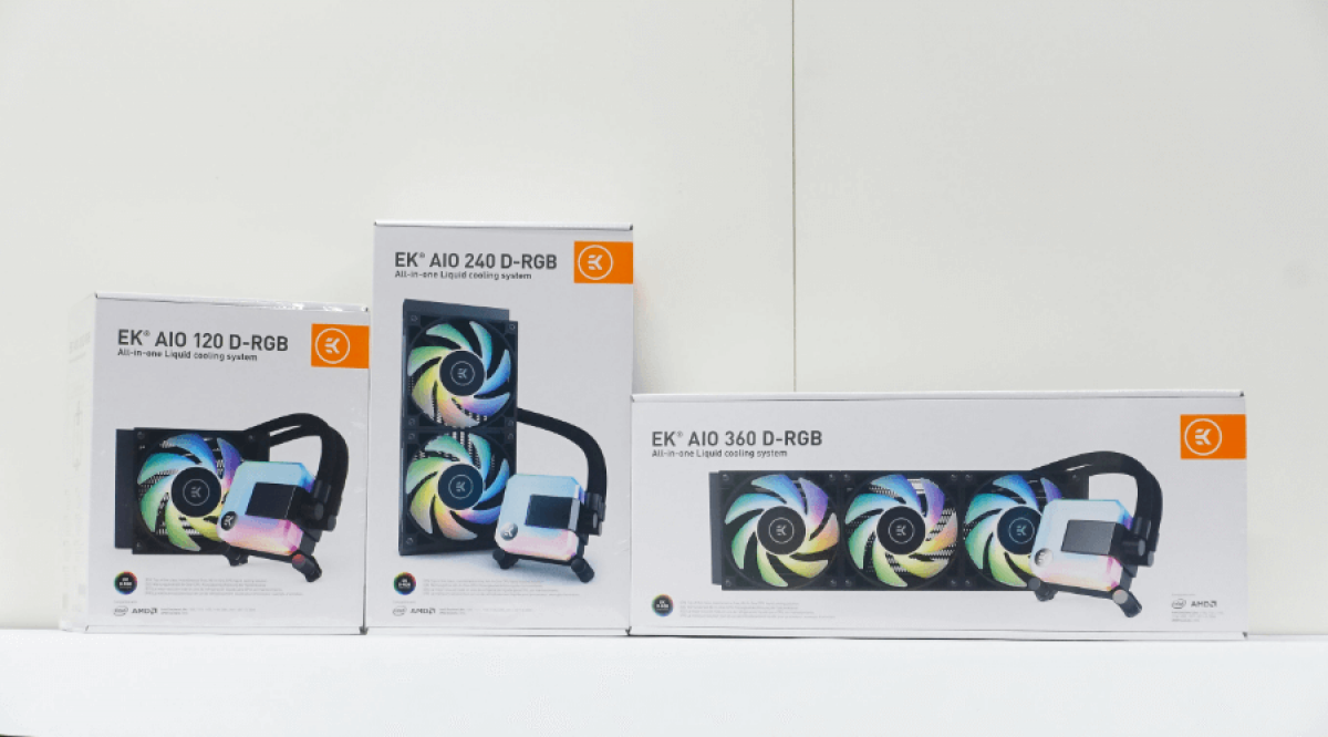 EK Water BlocksからアドレサブルRGB LED搭載簡易水冷クーラー EK Water BlocksからアドレサブルRGB LED搭載簡易水冷クーラー