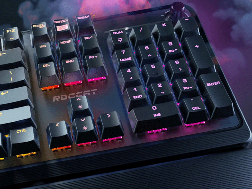 カラーのご ROCCAT Pyro メカニカル RGB ゲーミングキーボード リニア(赤軸) US英語配列 ドイツデザイン ROC-12-622  :20230120211418-00985:netsolution-store 通販 エーション