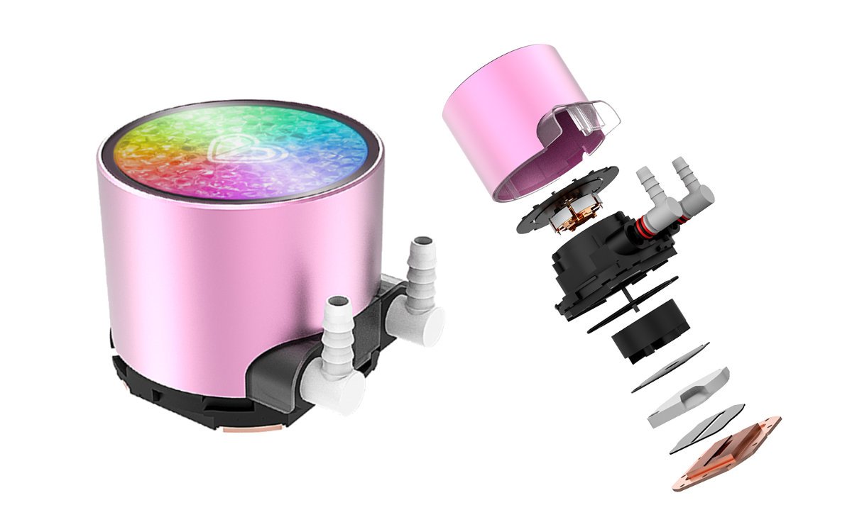 ID-COOLING、ダイヤモンドの輝きを放つARGB LED搭載の簡易水冷CPU 