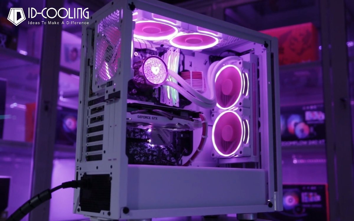ID-COOLING、ダイヤモンドの輝きを放つARGB LED搭載の簡易水冷CPU 