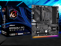 ASRock PG RiptideからMicroATXタイプのAMD B550マザーボード「B550M