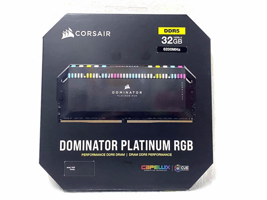 64GBモデルやDDR5-6200など、CORSAIR DOMINATOR PLATINUM RGB DDR5 