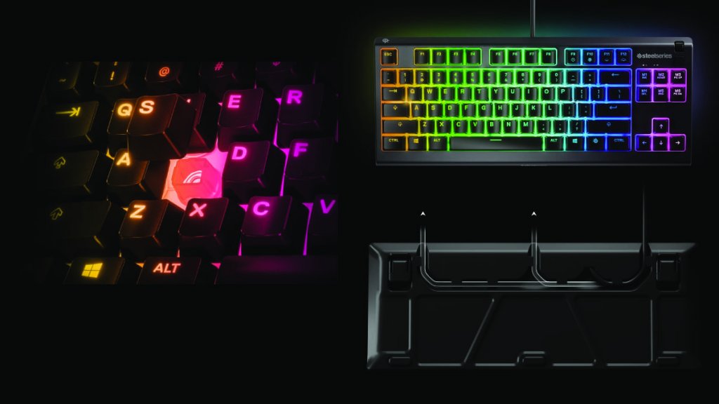 SteelSeriesより静音高耐久なスイッチを採用したテンキーレス