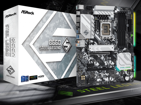 ASRockのSteel LegendシリーズからインテルB660チップ搭載ATXマザーボード「B660 Steel Legend」