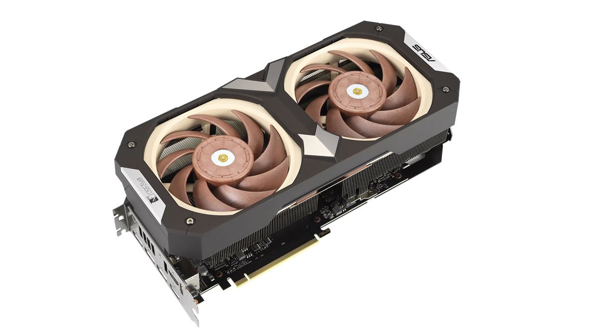 ASUS x Noctua、4スロット超えの肉厚空冷ユニット採用GeForce RTX 3080 