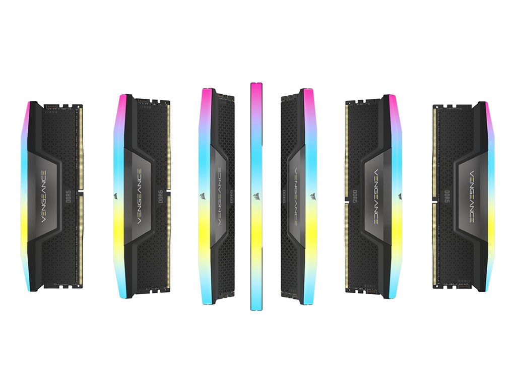 10ゾーンアドレサブルLEDバー搭載、CORSAIRからRGB搭載DDR5 OCメモリー