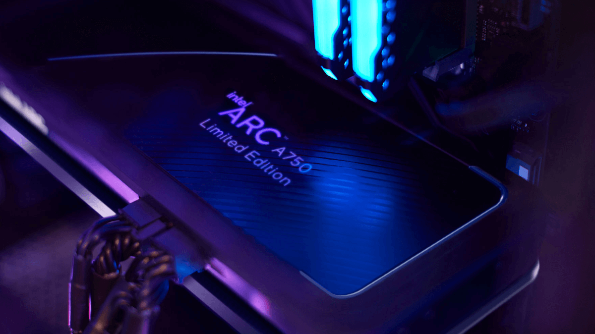 インテル、Arc A750搭載グラフィックスカード「Intel Arc A750 インテル、Arc A750搭載グラフィックスカード「Intel Arc A750
