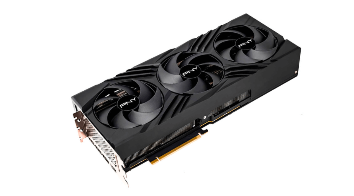 PNY、光らないトリプルファン搭載3スロット仕様の GeForce RTX PNY、光らないトリプルファン搭載3スロット仕様の GeForce RTX