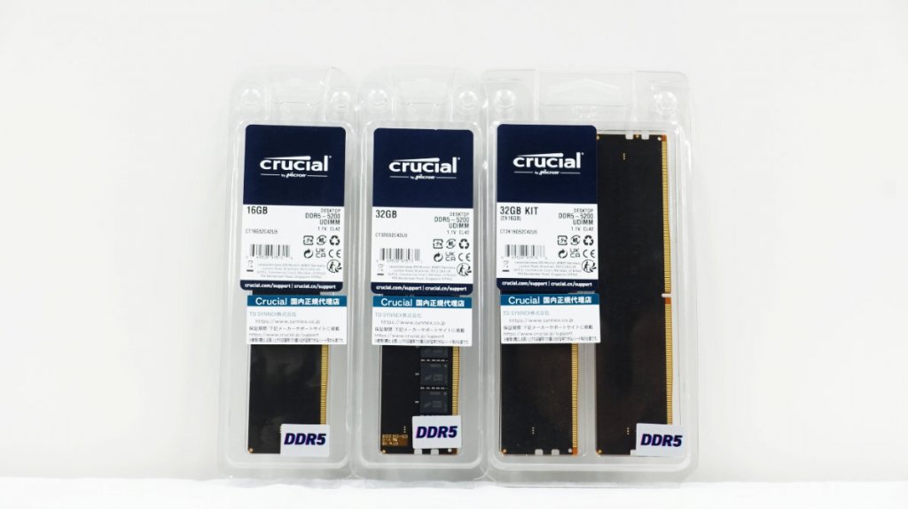 crucial DDR5-5200 16GB デスクトップ用メモリ 1枚 crucial ノートPC用増設メモリ 16GB(16GBx1枚)DDR5 4800MT/s(PC5