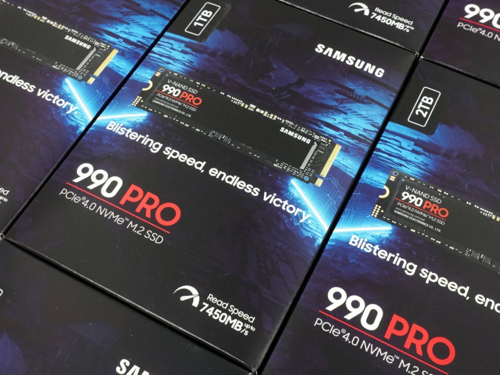 ランダム性能約50%向上、Samsung PCIe 4.0対応NVMe M.2 SSD「990 PRO
