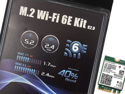 ASRock DeskMini、DeskMeet向けWIFI 6E対応M.2 Wi-Fiキット「M.2 WIFI 6E(AX210) DeskMini R2.0」