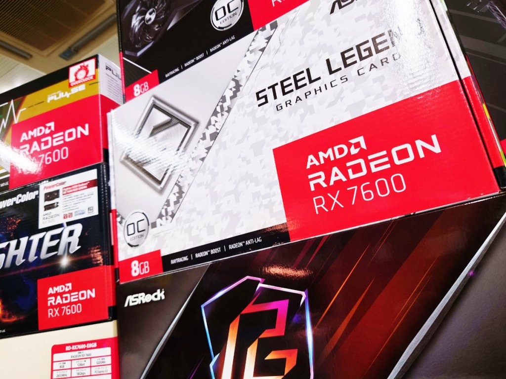 AMD RDNA3アーキテクチャ採用ミドルレンジGPU「Radeon RX 7600
