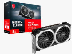 MSI、TORX FAN 3.0を2基とバックプレートを採用Radeon RX 7600
