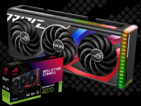 ASUS ROG-STRIXからGEFORCE RTX 4070 GPU搭載OCモデル「ROG-STRIX-RTX4070-O12G-GAMING」