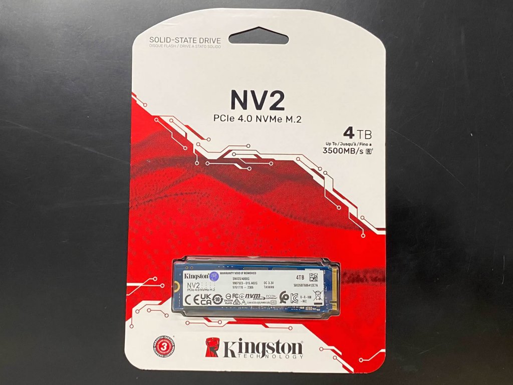 コスパ進む大容量4TBのSSDに追加ラインアップ、PCIe Gen4X4接続