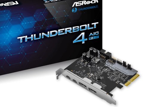 ASRockのThunderbolt 4拡張PCI-Eカード「Thunderbolt 4 AIC R2.0」