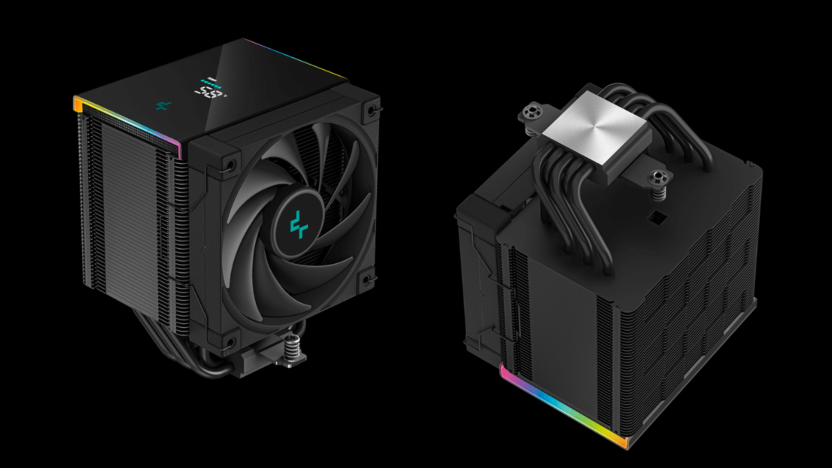 DEEPCOOL、デジタルパネル搭載サイドフローCPUクーラー「AK500 DEEPCOOL、デジタルパネル搭載サイドフローCPUクーラー「AK500