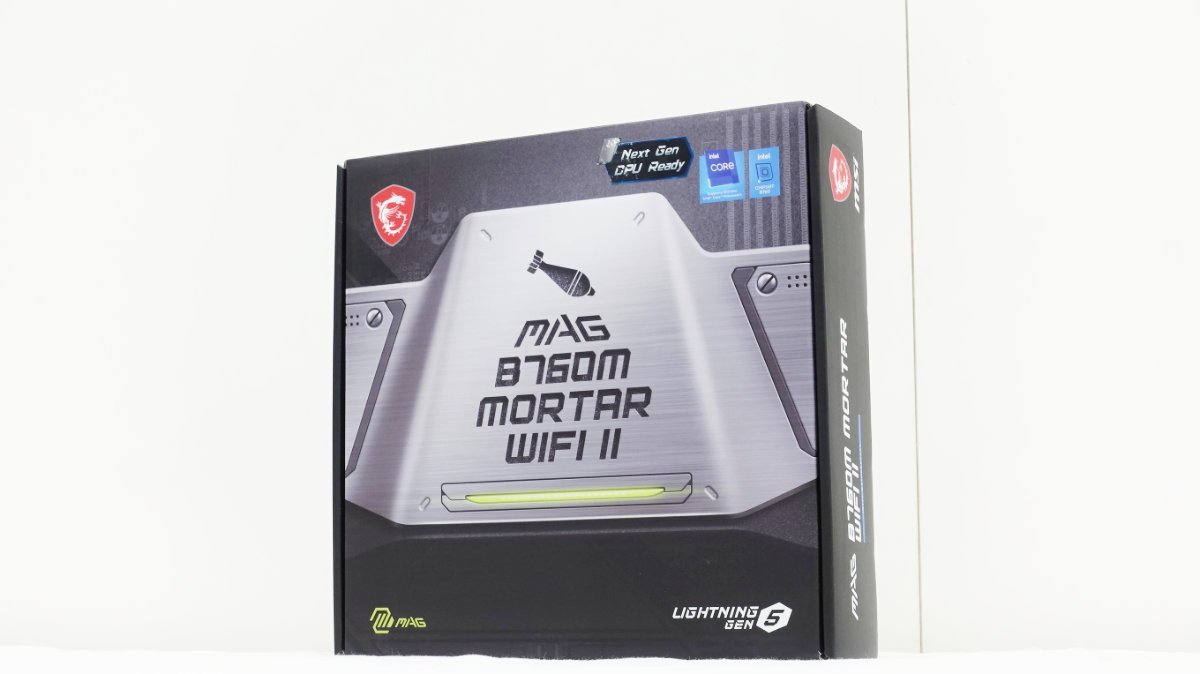 MSIからマイナーチェンジモデル「MAG B760M MORTAR WIFI II MSIからマイナーチェンジモデル「MAG B760M MORTAR WIFI II