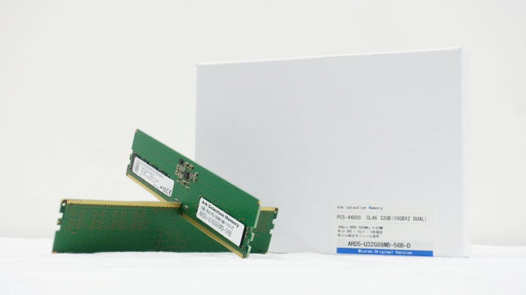 メモリー DDR5 16gb x 2 5600MHZ Ark Selection ARK ARD5-U16G46HB-56B-D「SKhynix Edition」 Ark Selection Memory