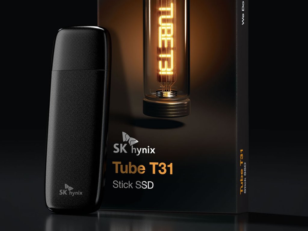 512GBと1TB、SKhynixから話題のUSBスティック型SSD 「Tube T31