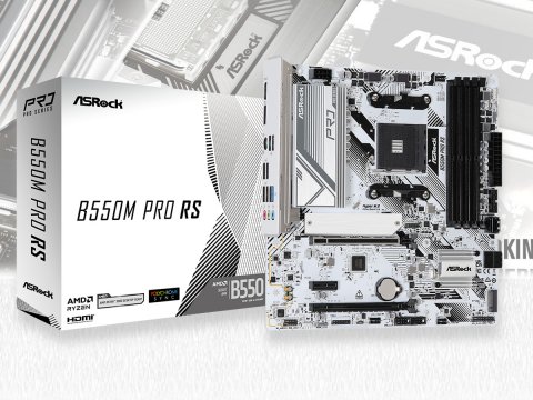 ASRockから白いコスパ系AM4対応MicroATXマザーボード「B550M Pro RS」