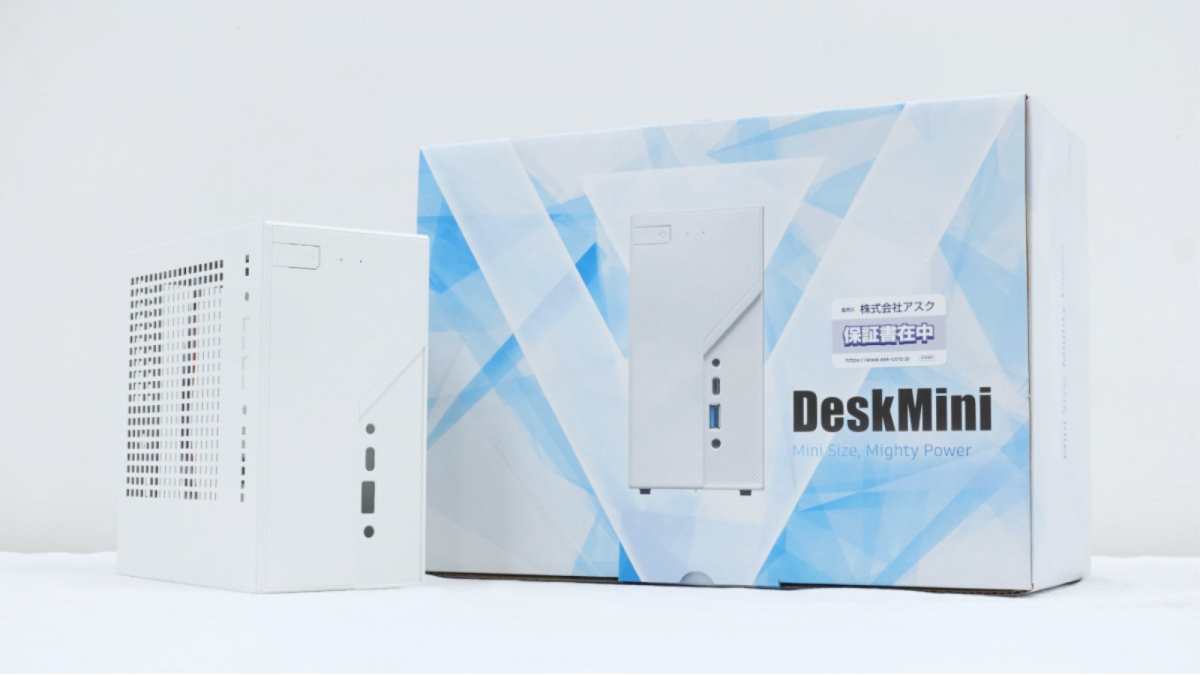 ベアボーンキット「ASRock DeskMini シリーズ」にホワイトカラー ベアボーンキット「ASRock DeskMini シリーズ」にホワイトカラー