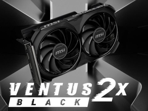 MSIからショートサイズのRTX4060Ti搭載グラフィックスカード「GeForce RTX 4060 Ti 8G VENTUS 2X BLACK E1 OC」