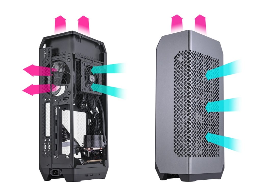 Cooler Master、850W電源と水冷一体型CPUクーラーを搭載したミニ Cooler Master、850W電源と水冷一体型CPUクーラーを搭載したミニ