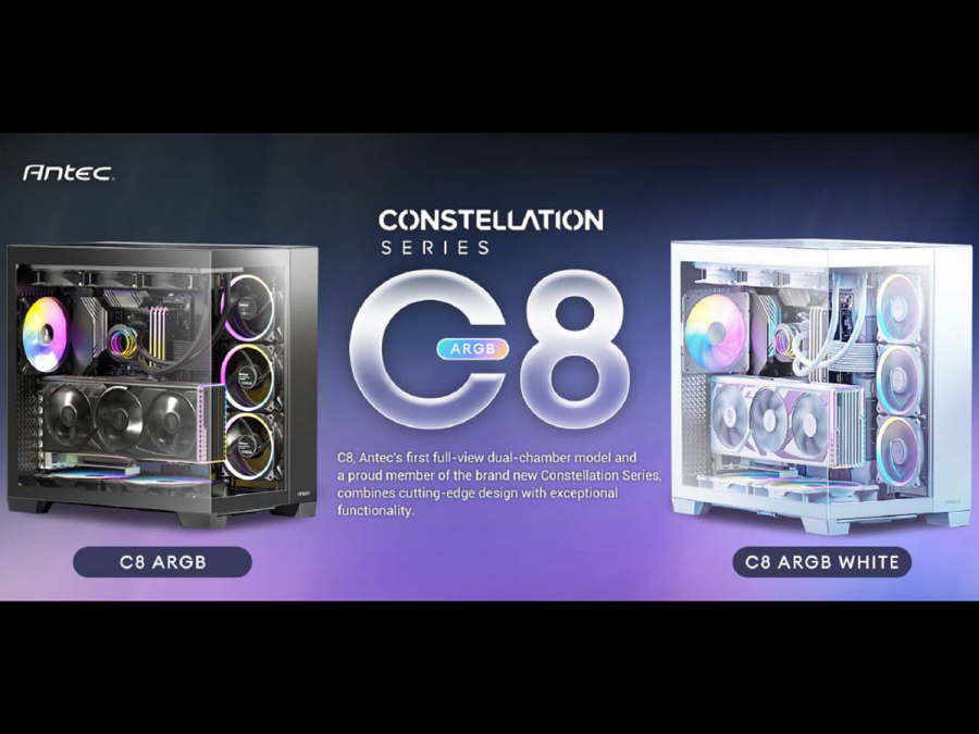 Antec、人気のピラーレスモデルConstellation C8シリーズにARGB Antec、人気のピラーレスモデルConstellation C8シリーズにARGB