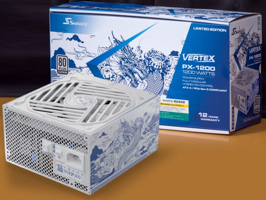 Seasonic、VERTEXシリーズよりATX3.0及びPCIe5.0対応のPLATINUM