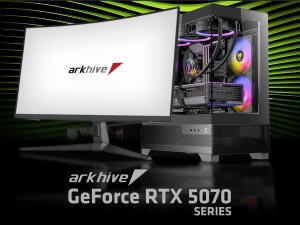 メイドイン秋葉原BTOパソコンのarkhiveブランドから、NVIDIA GeForce RTX 5070 搭載ゲーミングPCの受注を開始
