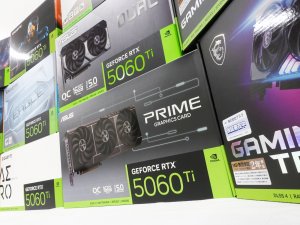 2025年4月16日(水)22:00よりGEFORCE RTX50シリーズ第5弾「GeForce RTX 5060 Ti」GPU搭載カード販売開始