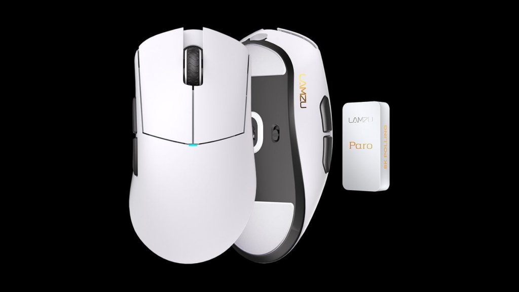 エルゴノミック 3D ライティング RGB ゲーミングマウス LAMZU、小型のエルゴノミックゲーミングマウス、「 Paro Aurora