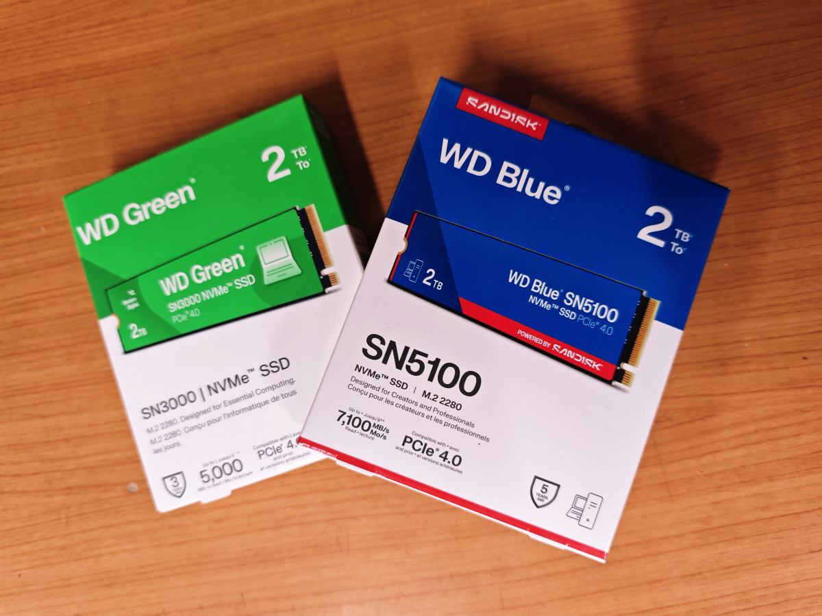 Western DigitalのよりGen4対応のNVMe SSD SN3000、SN5100シリーズが