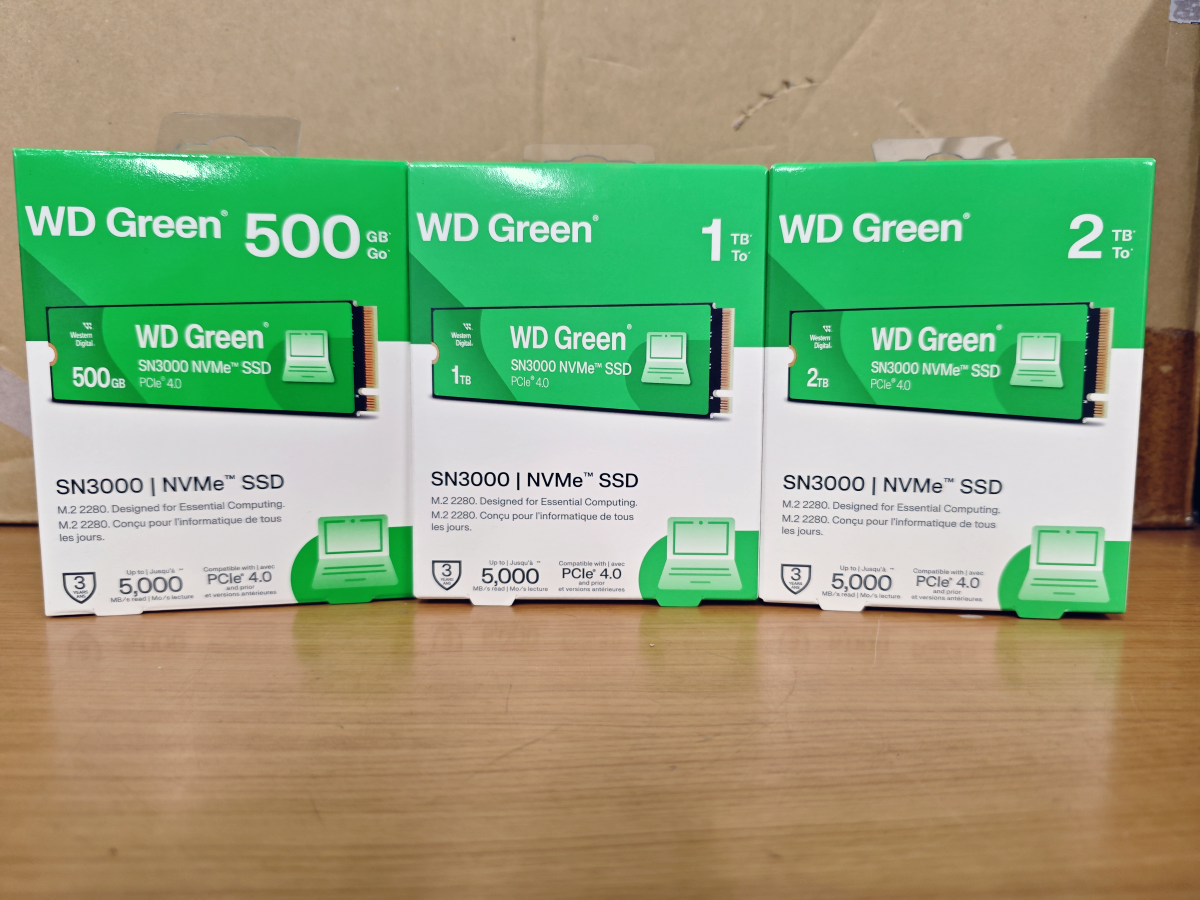 Western DigitalのよりGen4対応のNVMe SSD SN3000、SN5100シリーズが