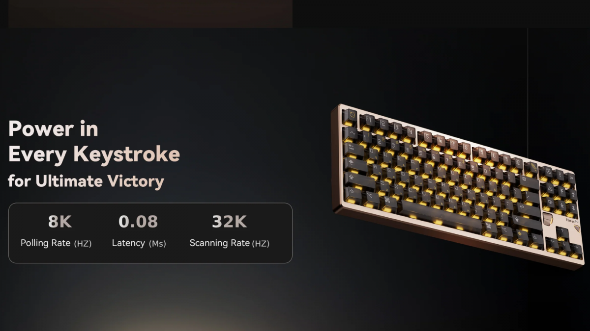 ATK Gearから、0.005mmのラピッドトリガー性能を誇るゲーミング