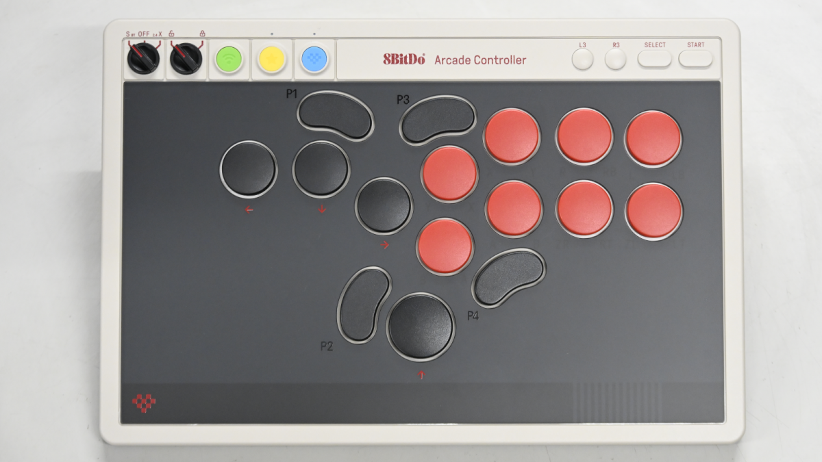 8BitDoから、メカニカルスイッチを搭載したワイヤレスアーケード