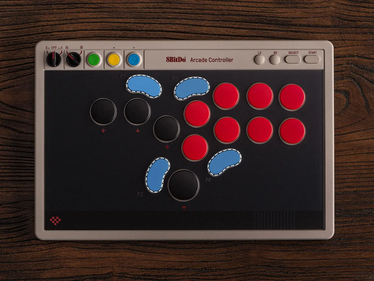 8BitDoから、メカニカルスイッチを搭載したワイヤレスアーケード