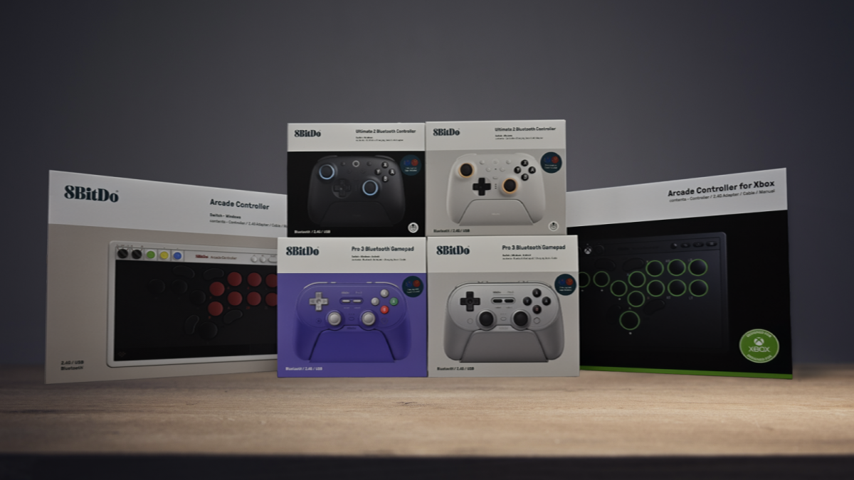 8BitDoから、メカニカルスイッチを搭載したワイヤレスアーケード