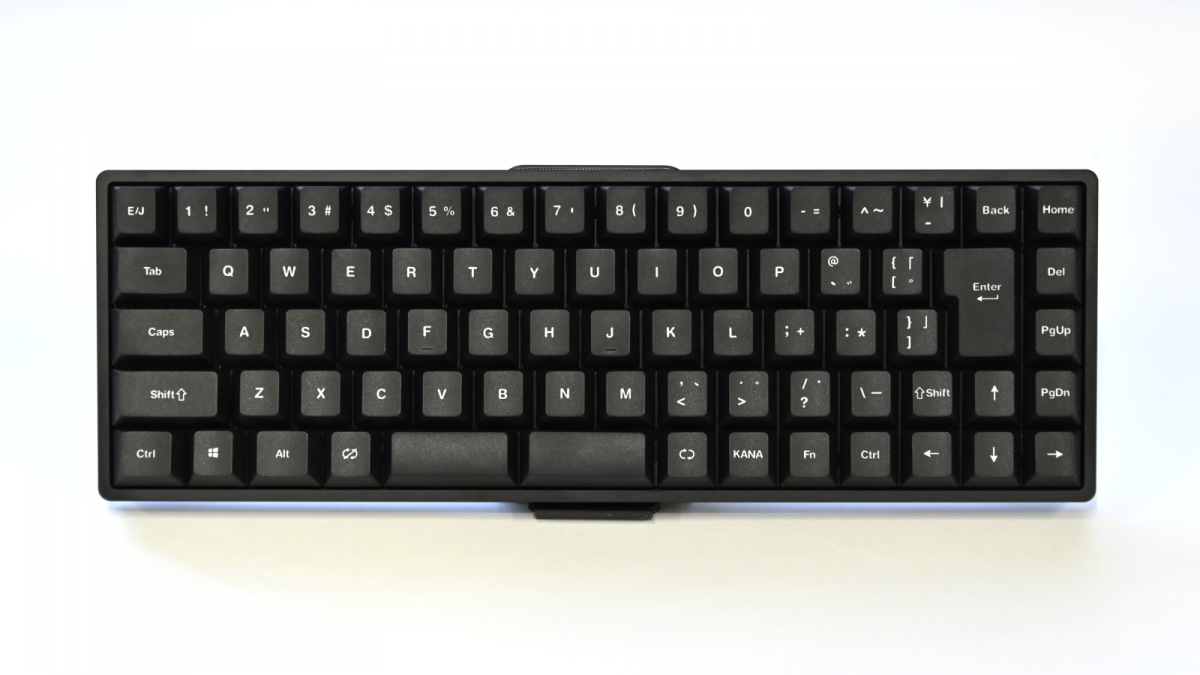 VAROから分割スペースを採用したコンパクトな65%JIS配列ラピトリ