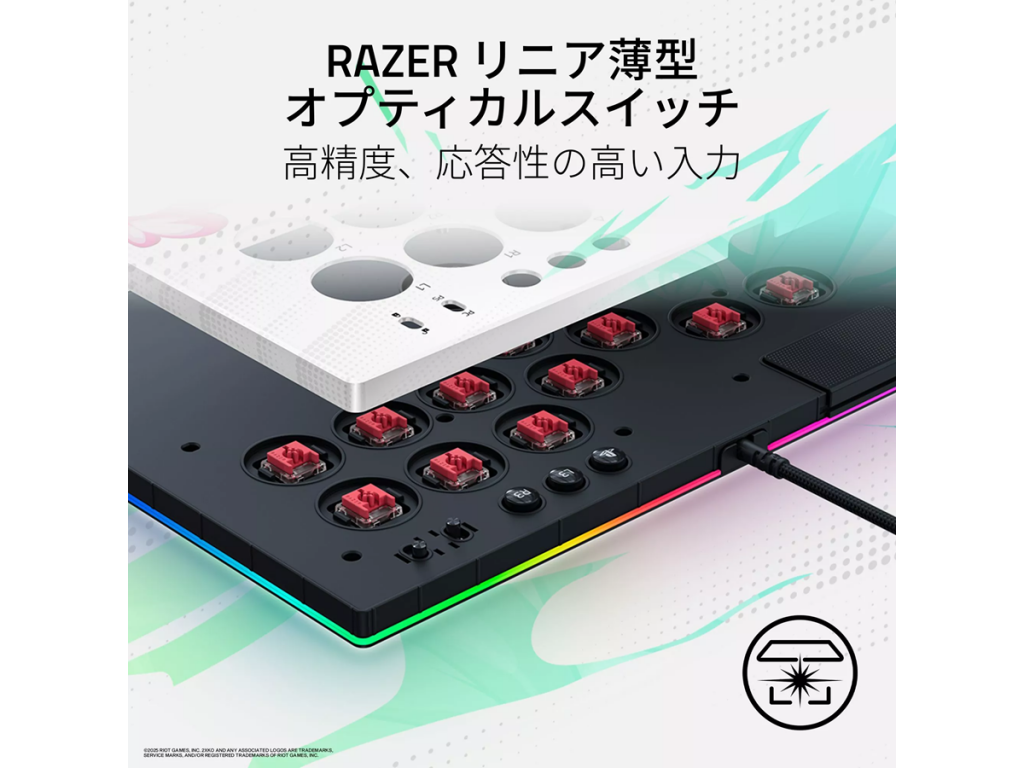 Razerのレバーレスアケコン「Razer Kitsune」に「豪鬼」モデル登場