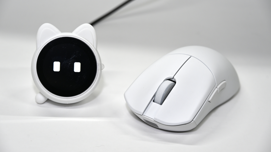 WLMOUSE HUAN Stainless ゲーミングマウス　白　技適あり WLMOUSE 幻【ゲーミングマウス】