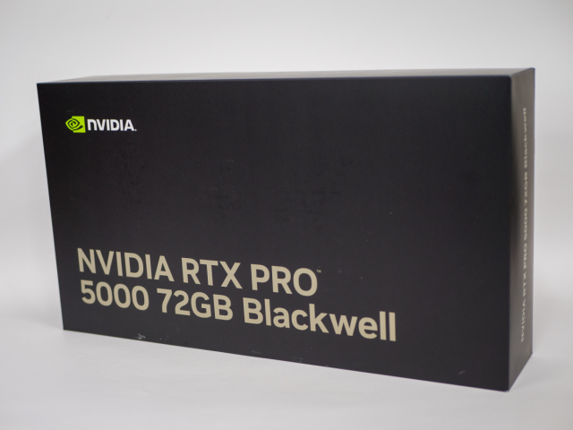 NVIDIA RTX PRO 5000シリーズにGDDR7メモリが72GBに増強された「NVIDIA RTX PRO 5000 72GB ...